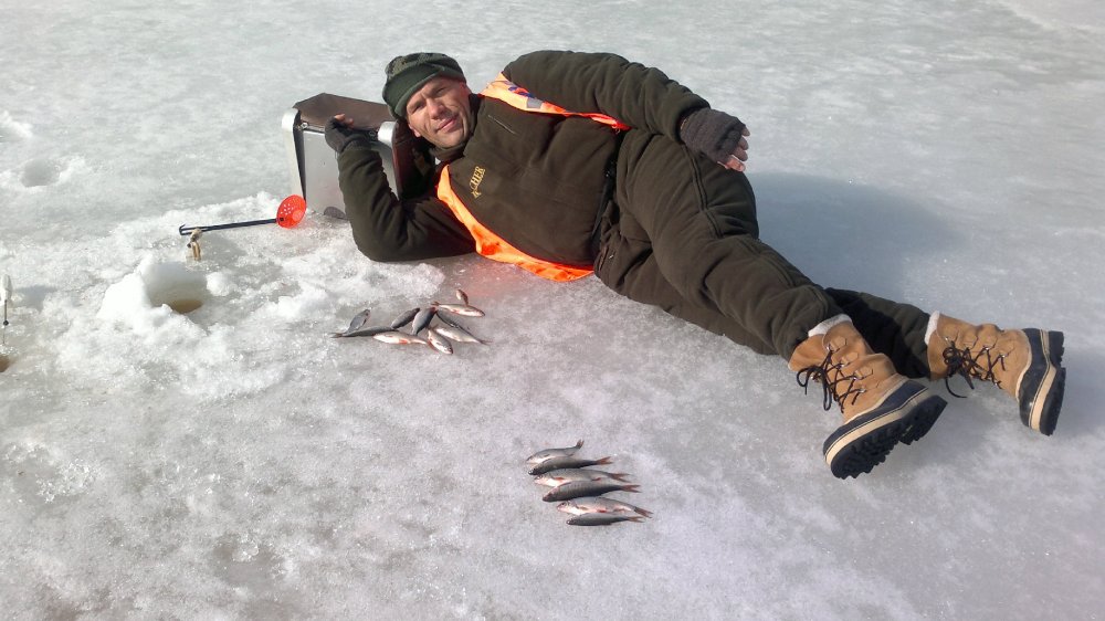 Николай Валуев на рыбалке