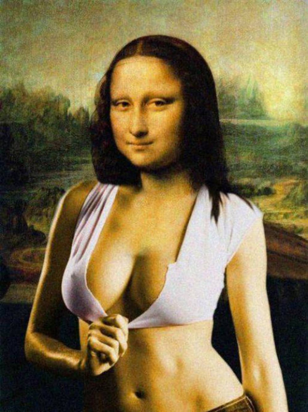 Мона Лиза накаченная
