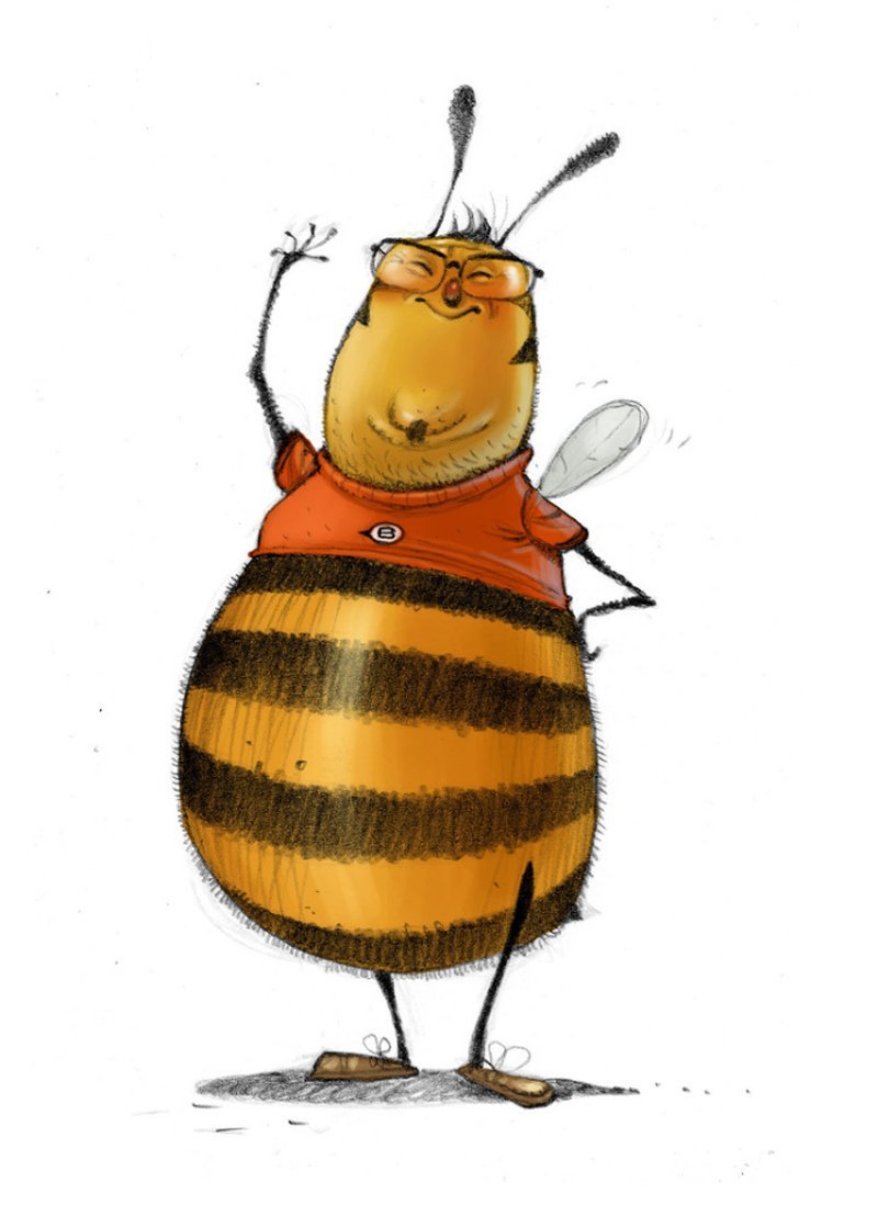 Пухлая пчела