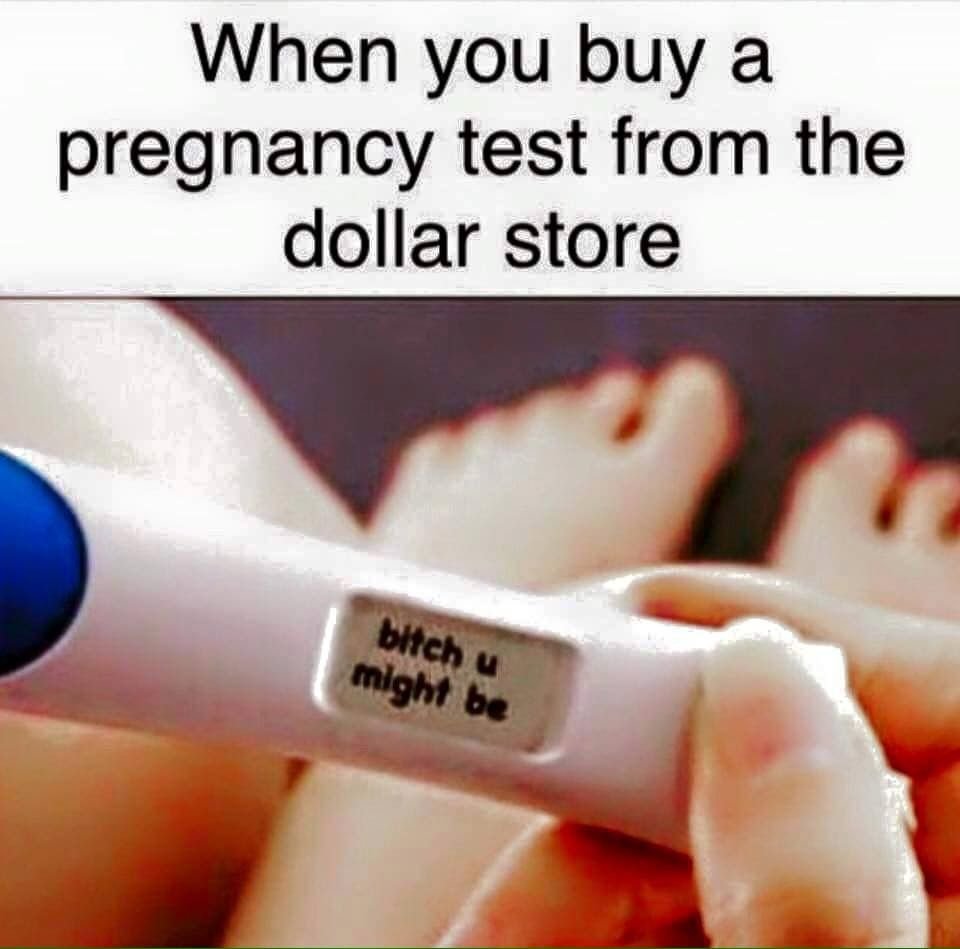 Тест на беременность юмор