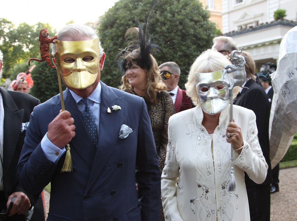 Принц Чарльз в маске
