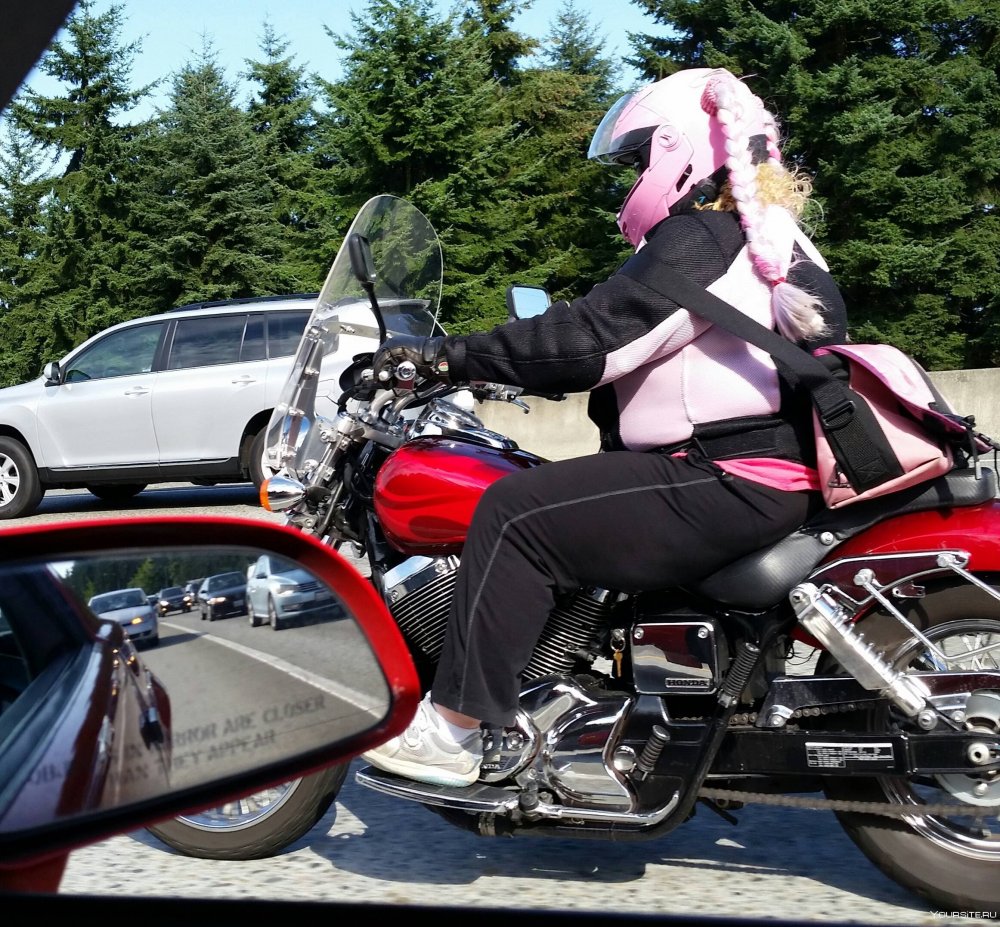Шлем с косами для мотоцикла