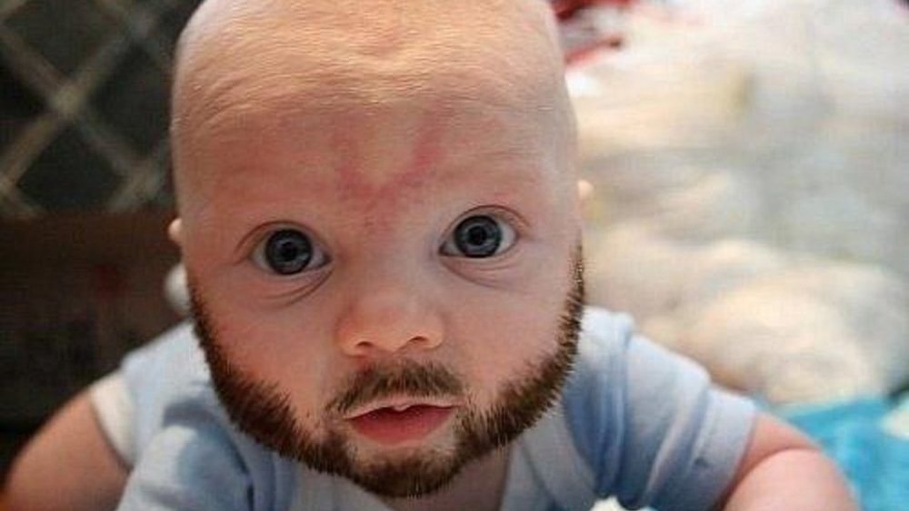 Младенец с бородой