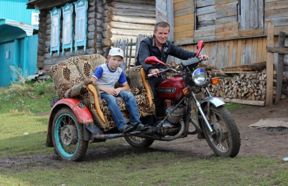 Мотоцикл Урал колхоз