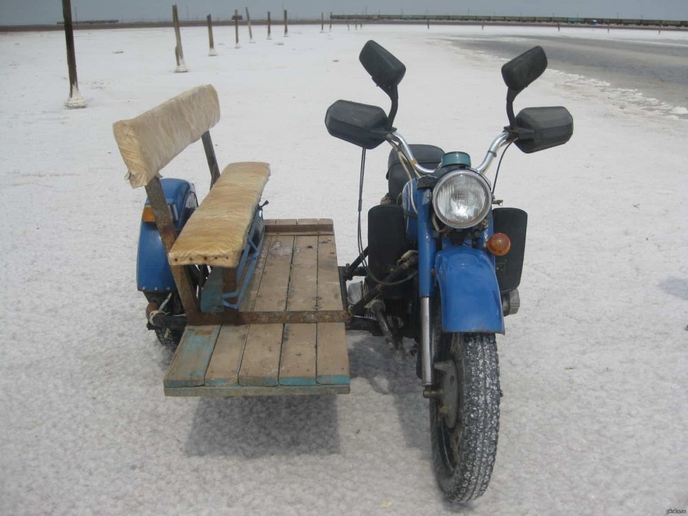 Мотоцикл скамейка