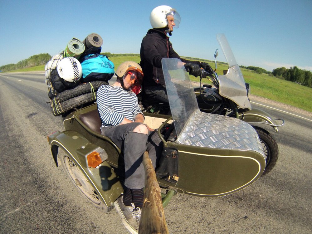 Мотоцикл Урал с коляской 2д
