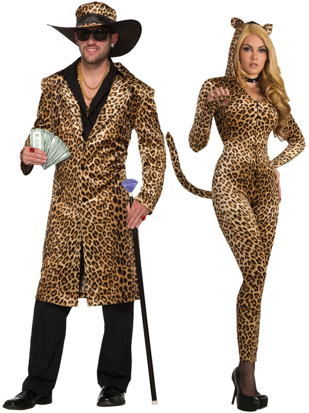 Мужчина в леопардовом костюме