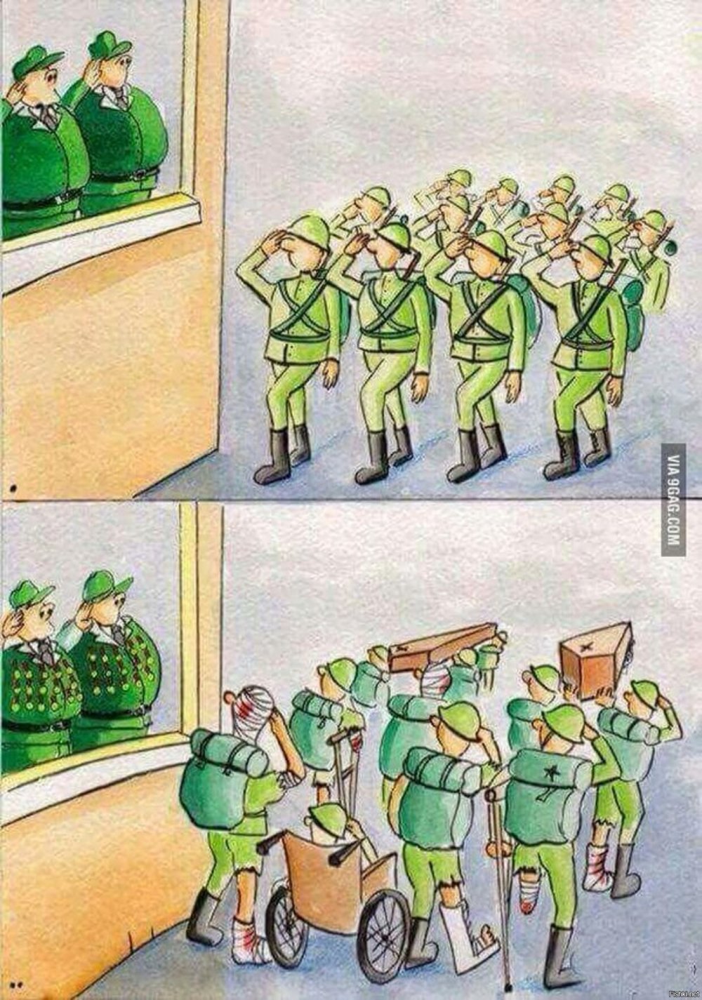 Война карикатура со смыслом