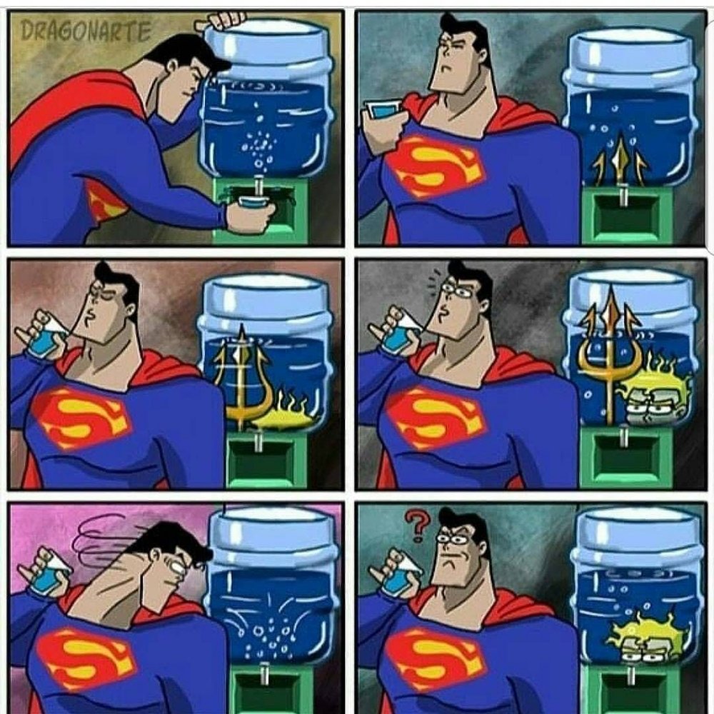 Смешные комиксы про Бэтмена и Супермена