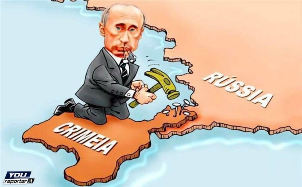 Аннексия Крыма карикатуры