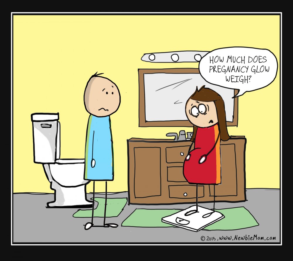 Смешные комиксы про беременность