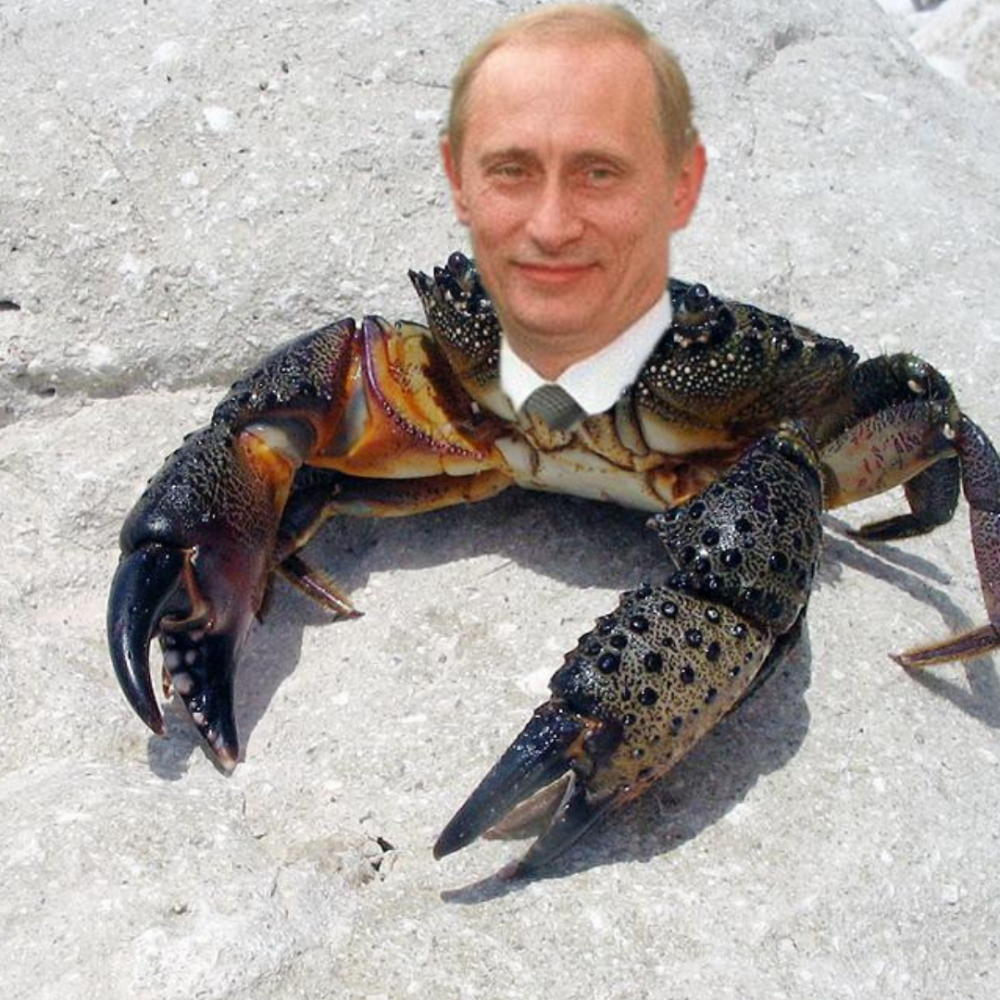 Владимир Путин краб