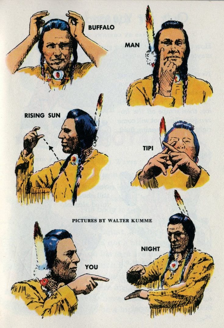 Язык жестов индейцев Северной Америки