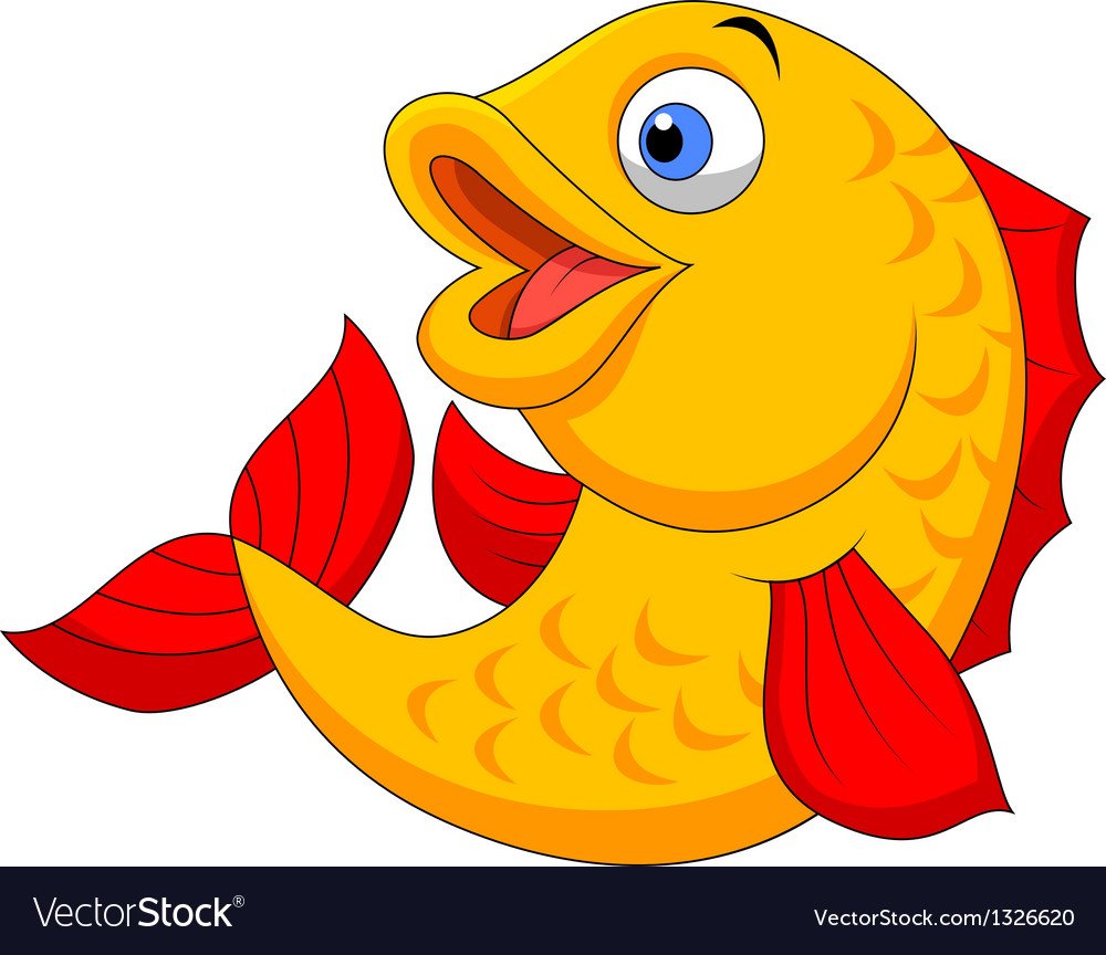 Рыбки карасики мультяшные