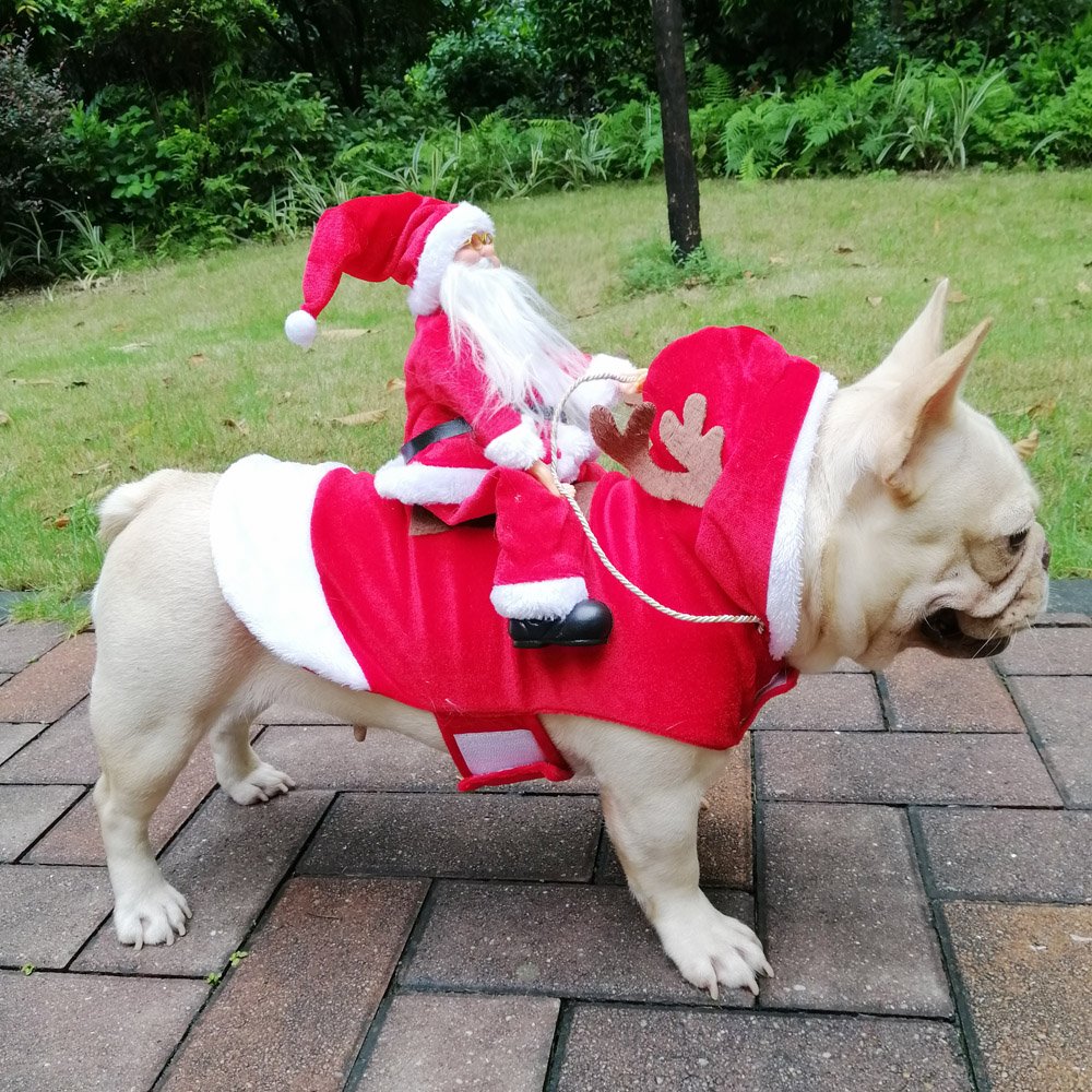 Костюм Санта Клауса для собаки