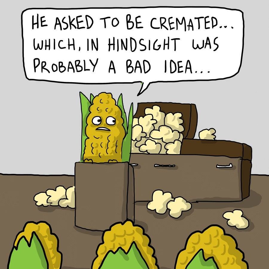 Кукуруза смешная шутка