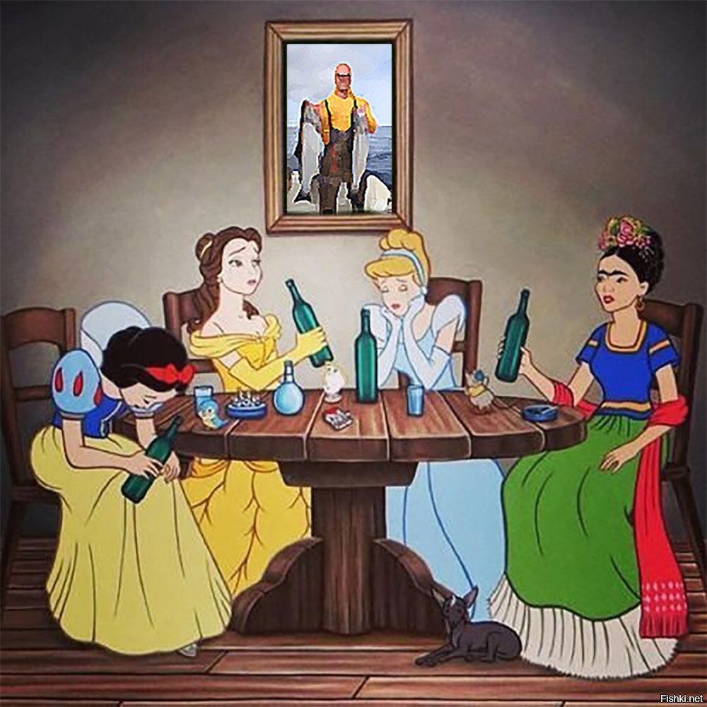 Пьющие Диснеевские принцессы