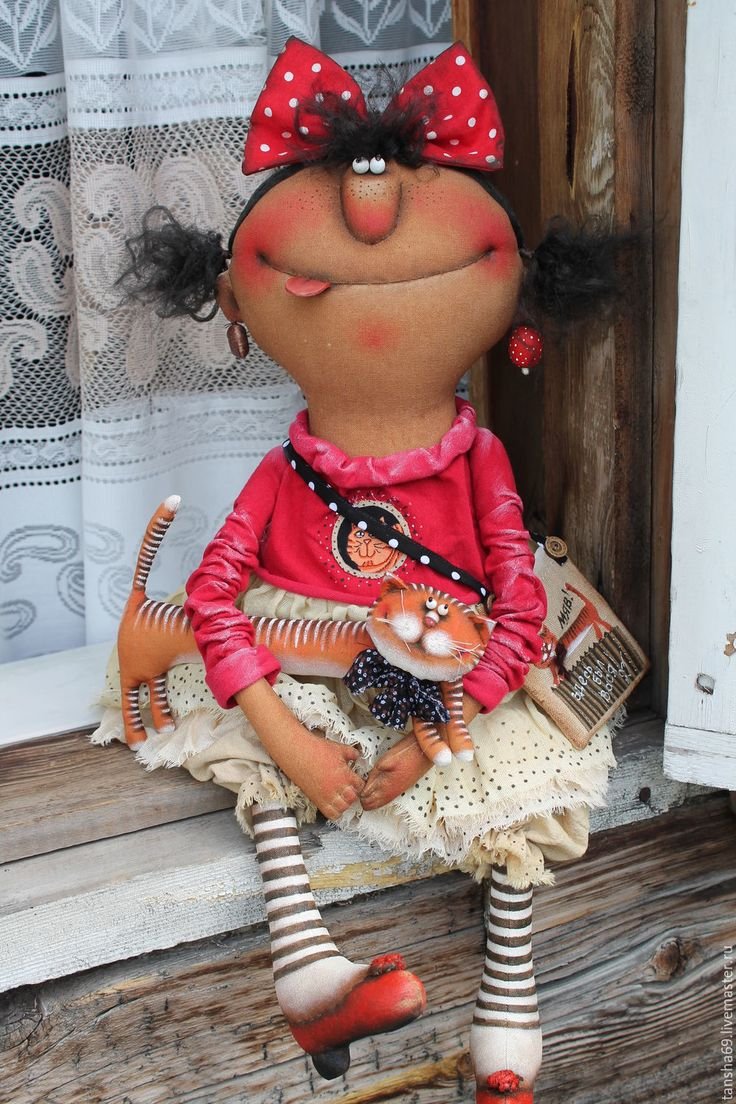 Текстильная кукла Татьяны Козыревой