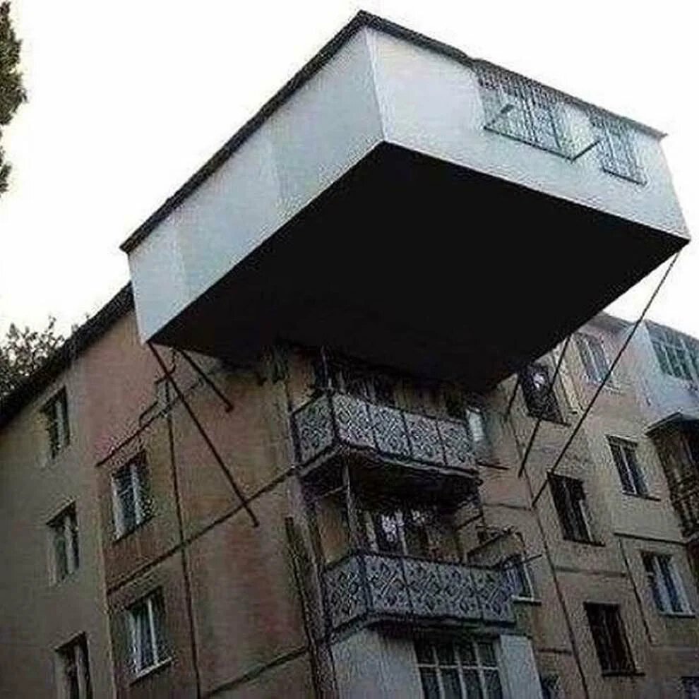 Необычные балконы
