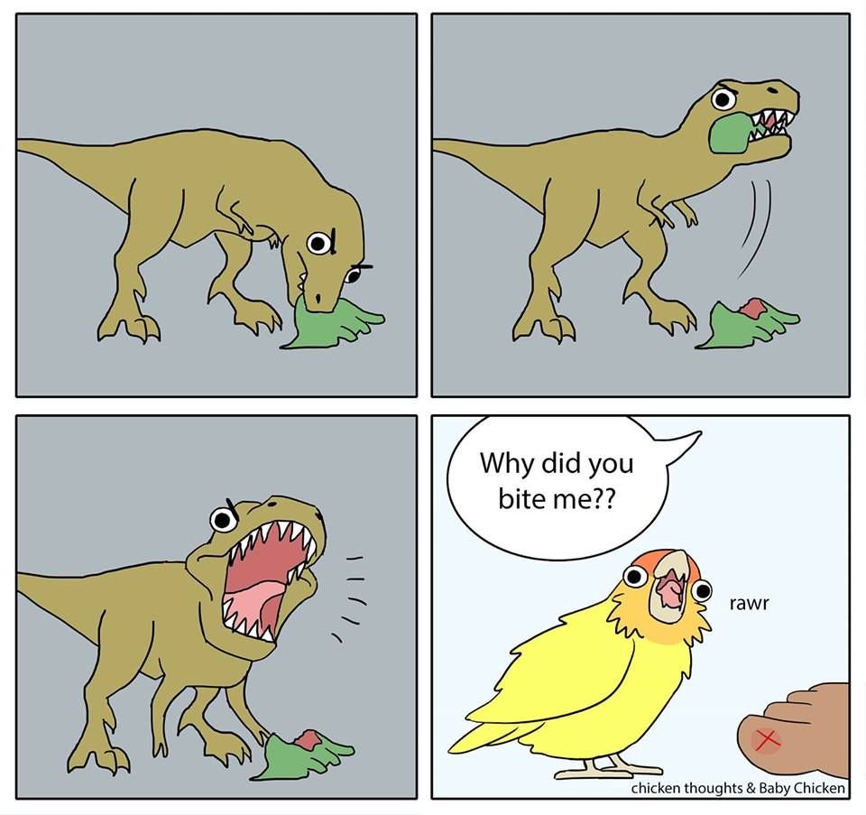 Шутки про динозавров