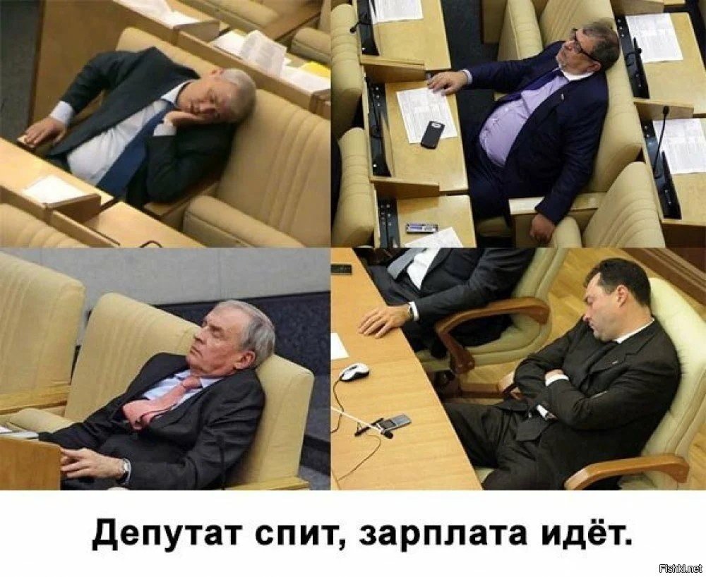 Депутаты спят на заседании Госдумы