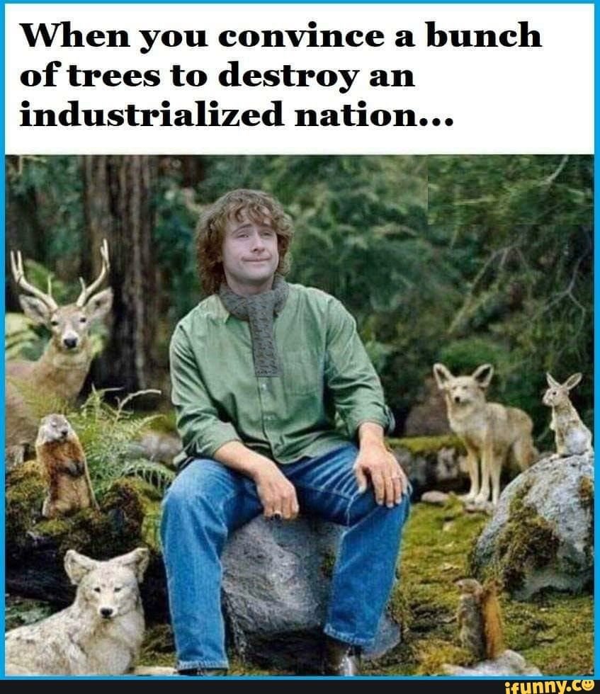 Шварценеггер в лесу с животными