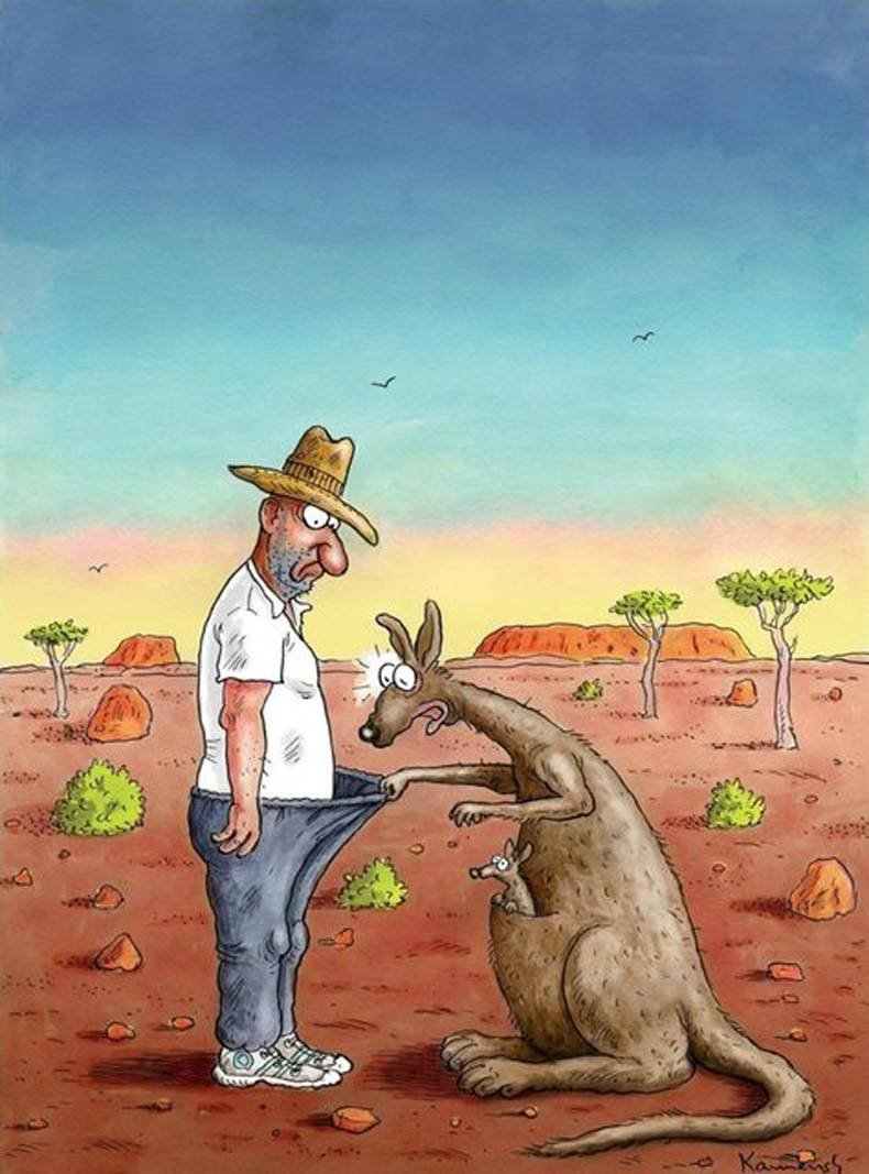 Австралийцы карикатура