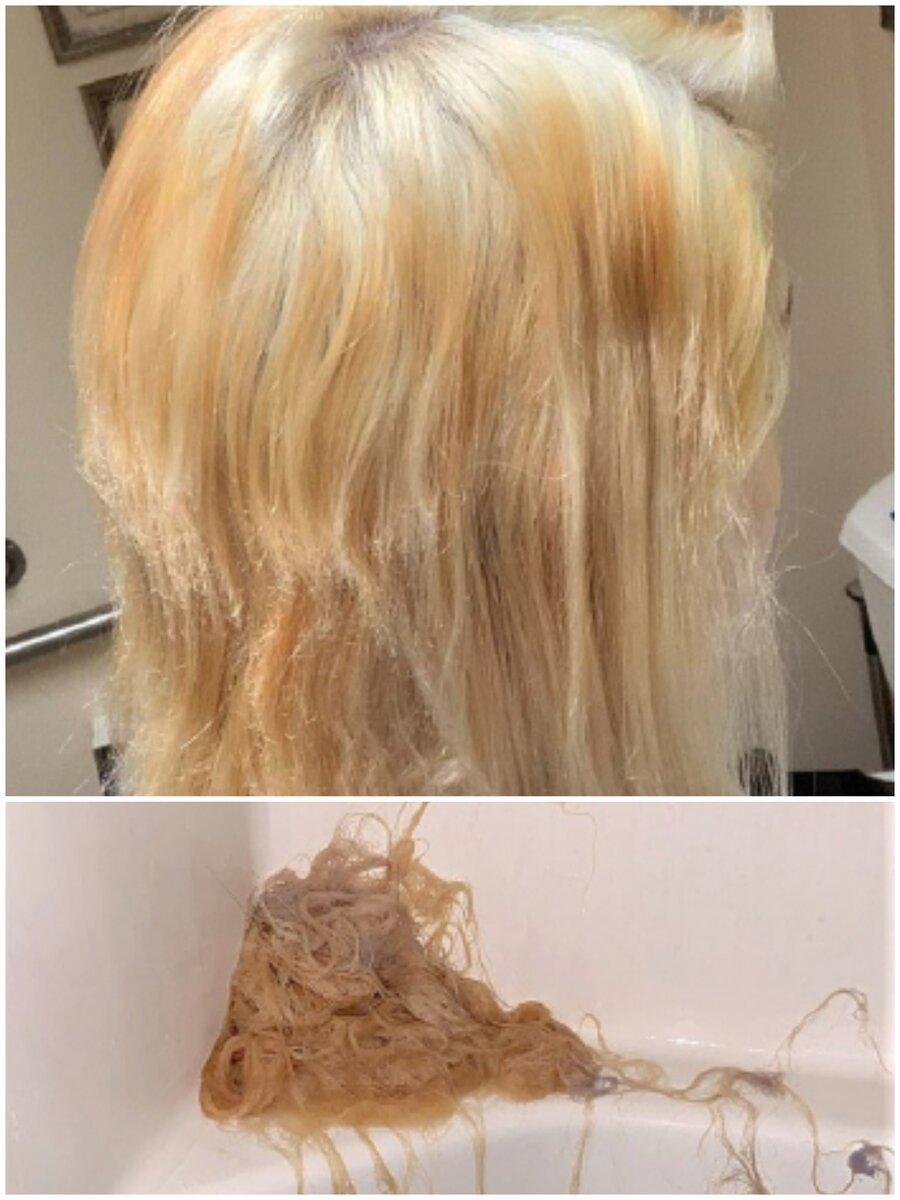 Мелирование на волосы после смывки