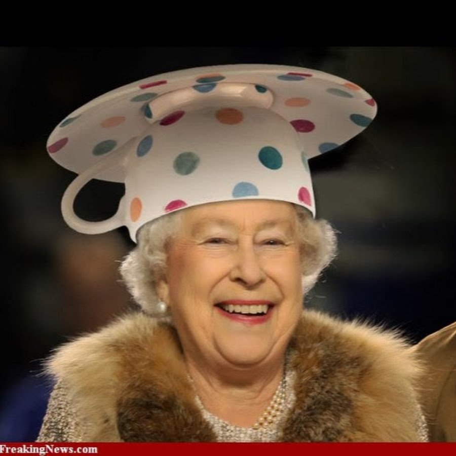 Смешные шляпы на Королеве Елизавете