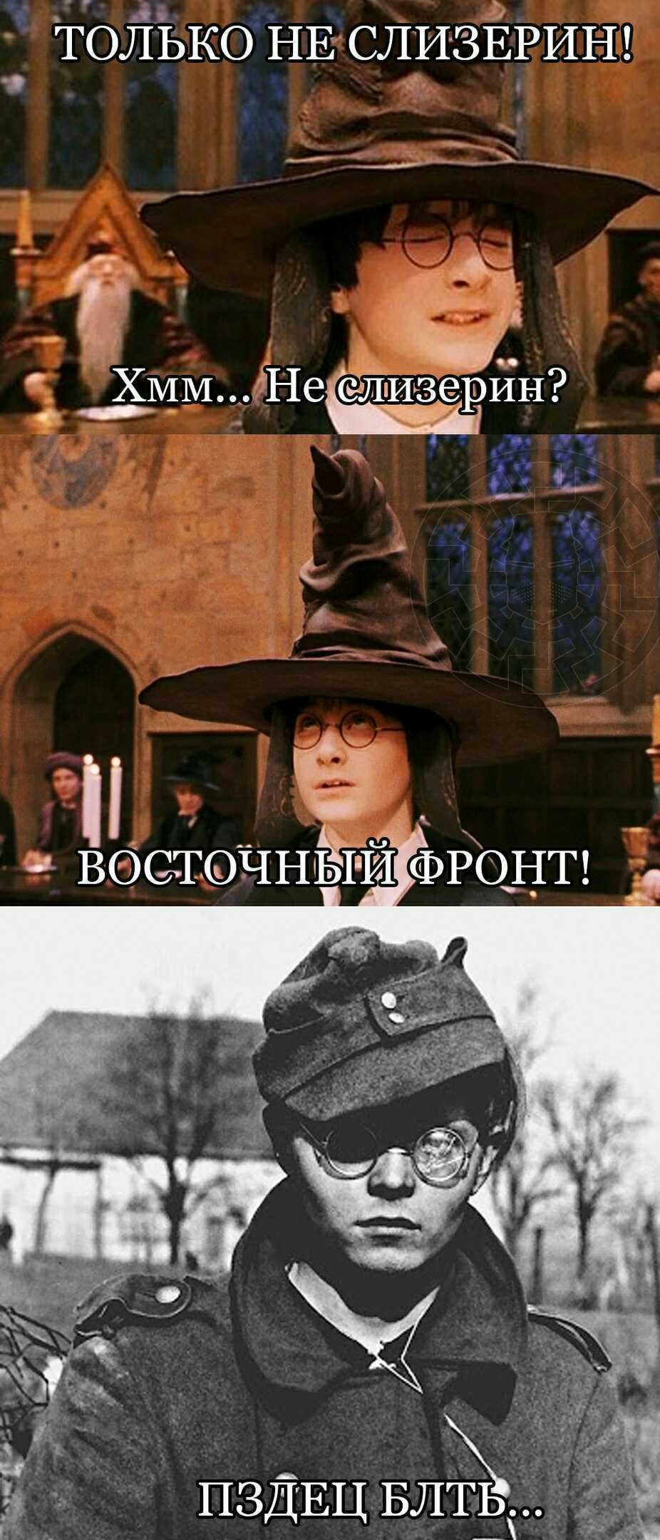 Гарри Поттер шляпа Мем