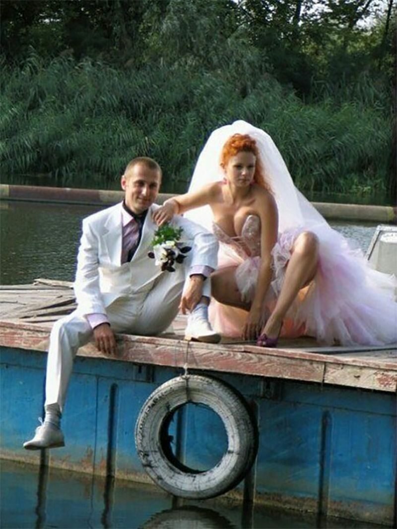 Смешные Свадебные фотографии