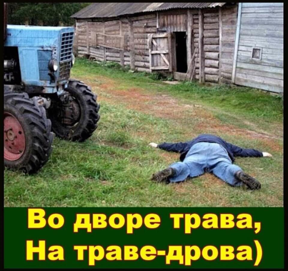 Деревенский тракторист