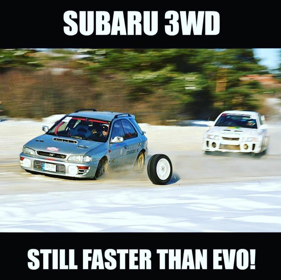 Subaru 3wd meme