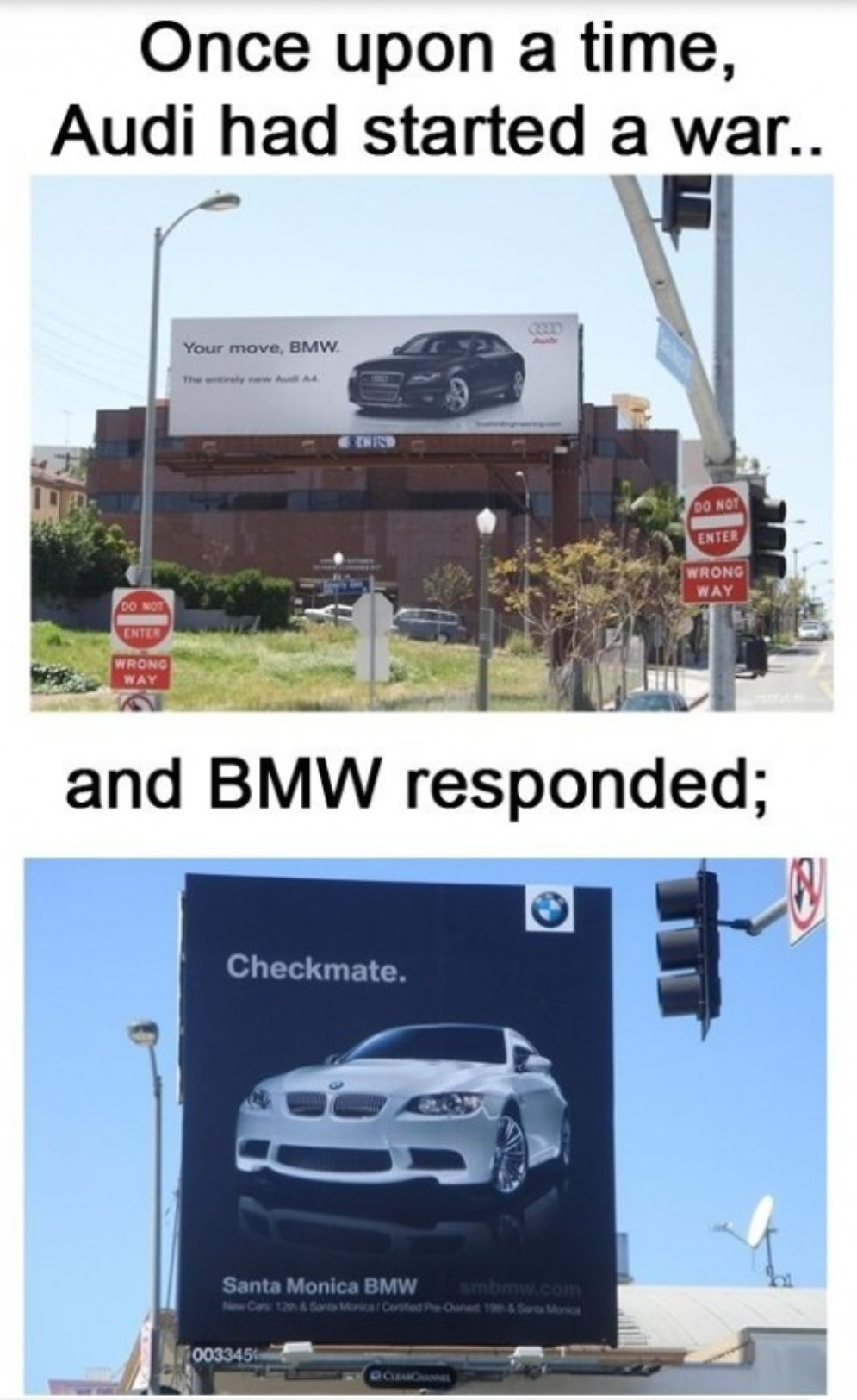 BMW vs Audi приколы