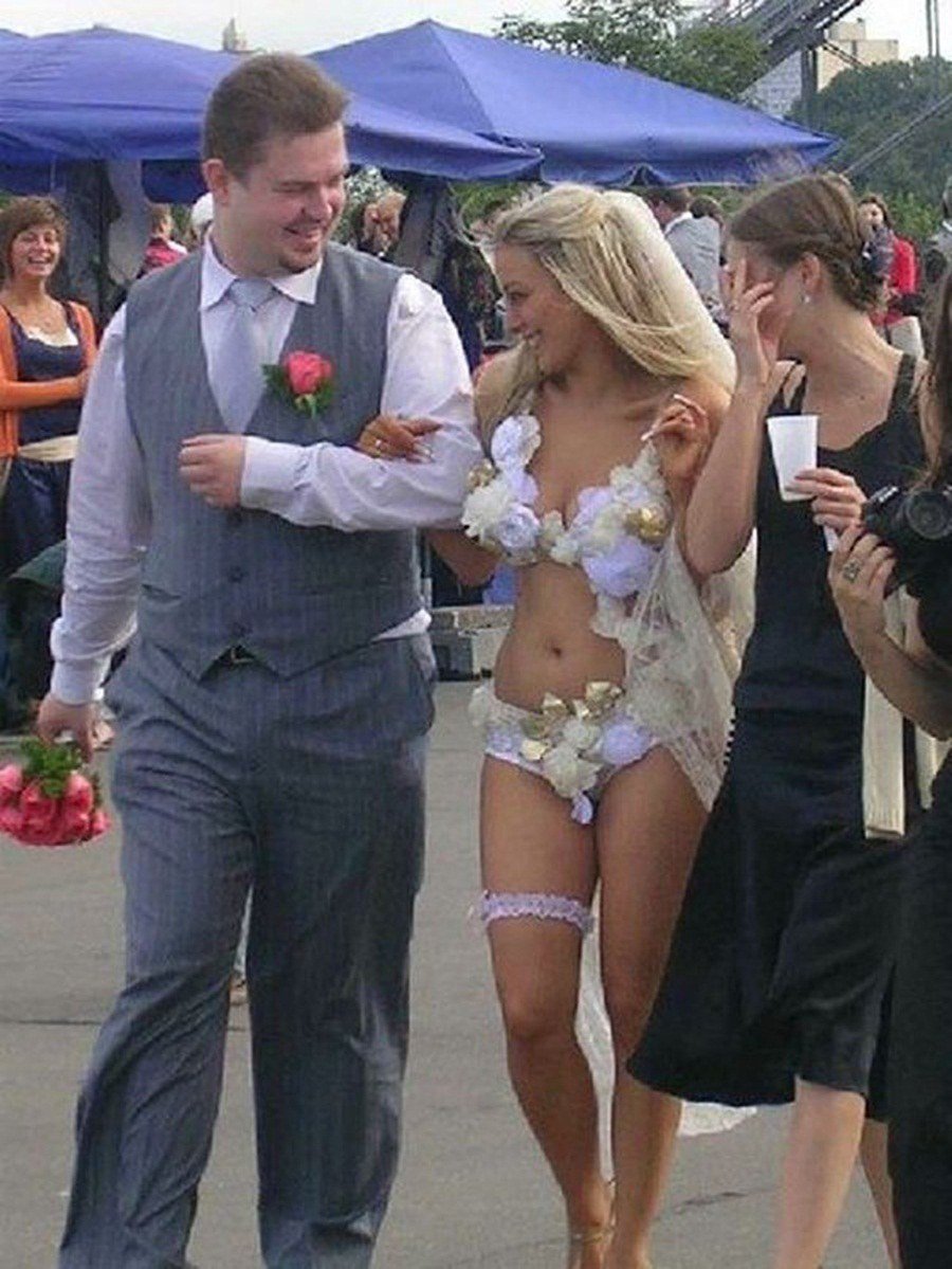 Самые вульгарные Свадебные платья