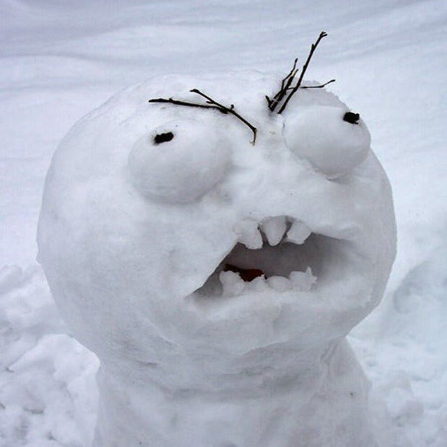 Креативный Снеговик