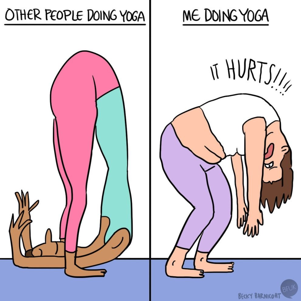 Шутки про йогу