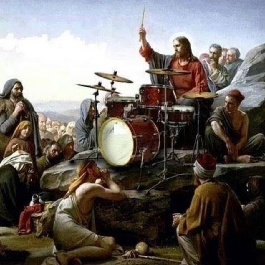 Иисус на барабанах