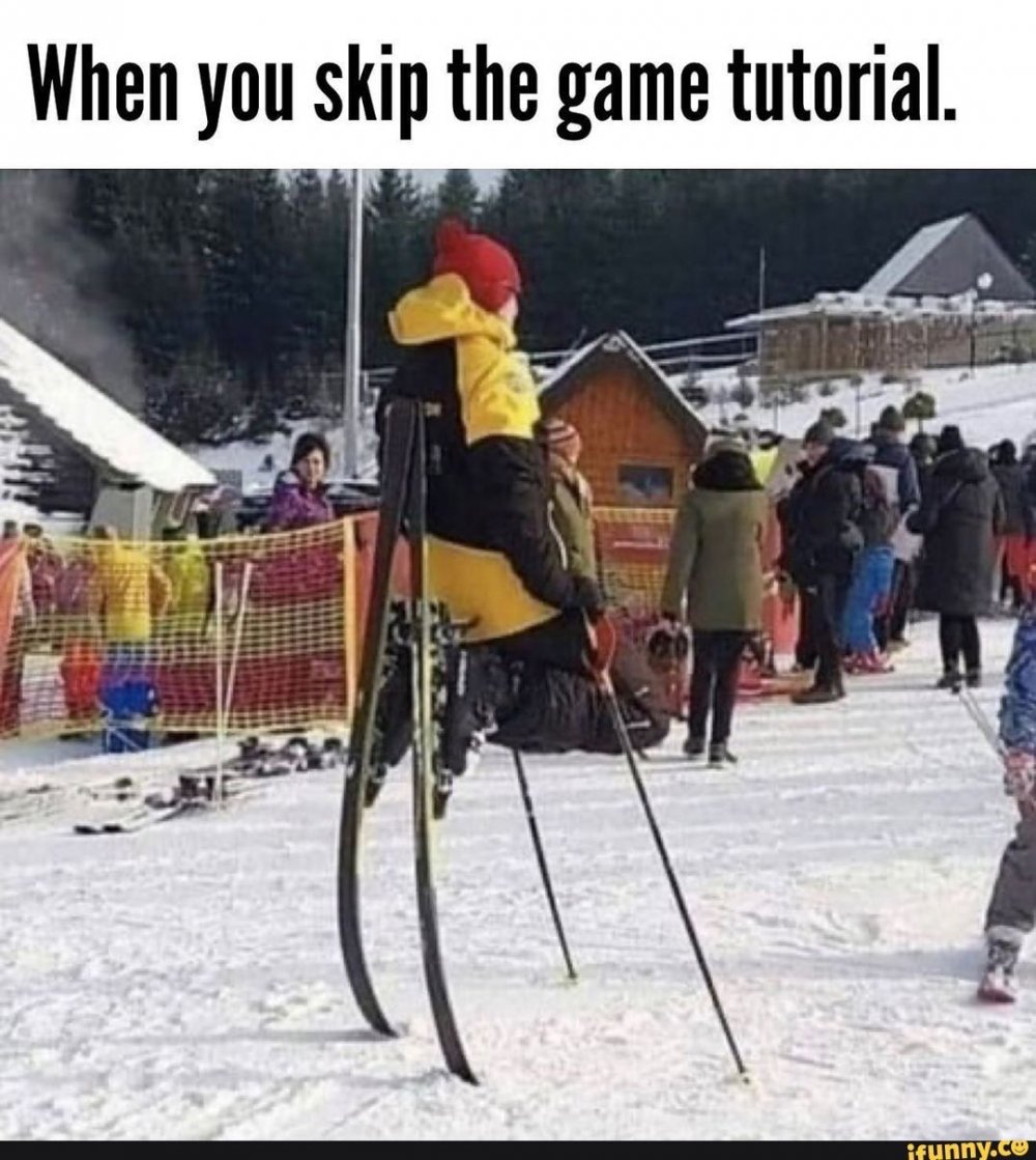 Мемы про лыжи в школе
