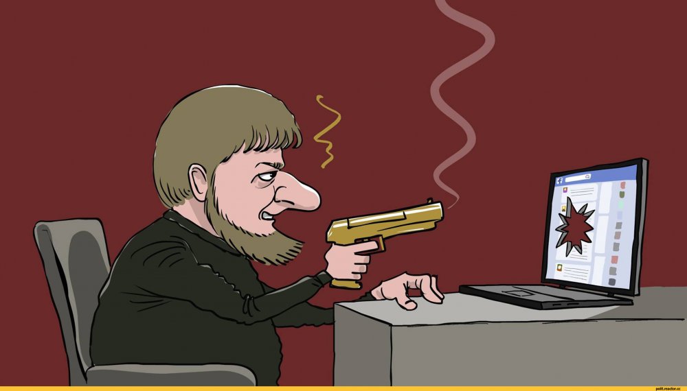Рамзан Кадыров карикатуры Елкин