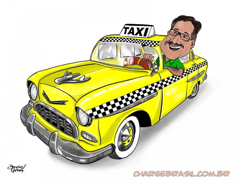 Шарж такси