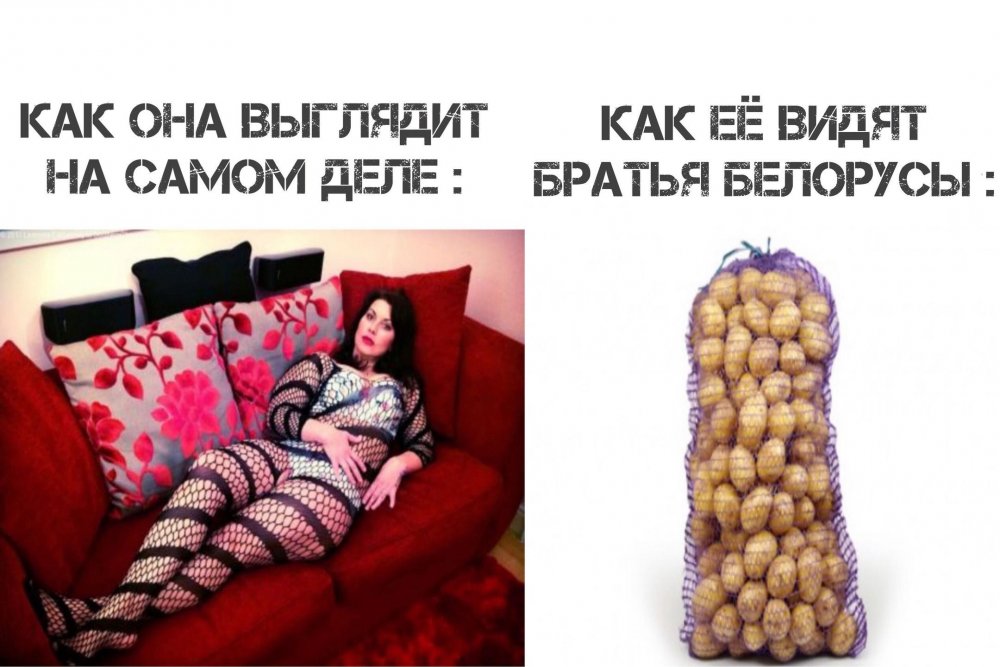 Мемы про белорусов и картошку