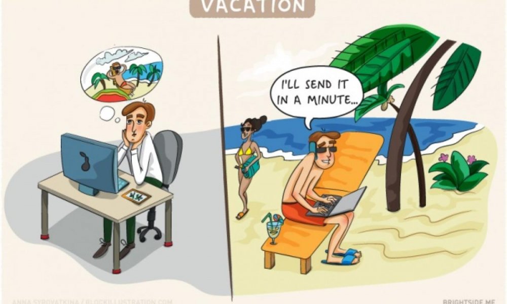 Коллега в отпуске
