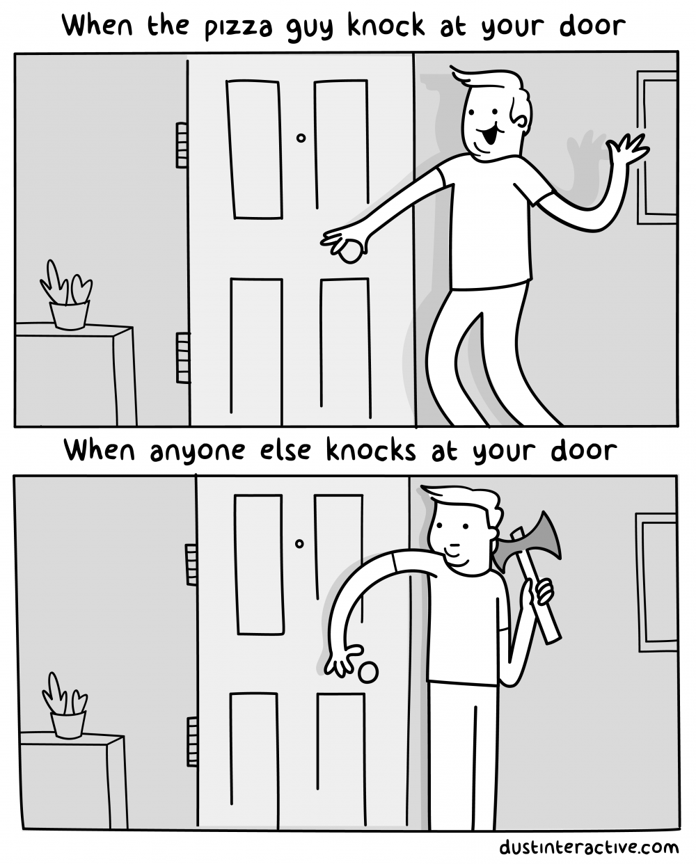 Дверь комикс