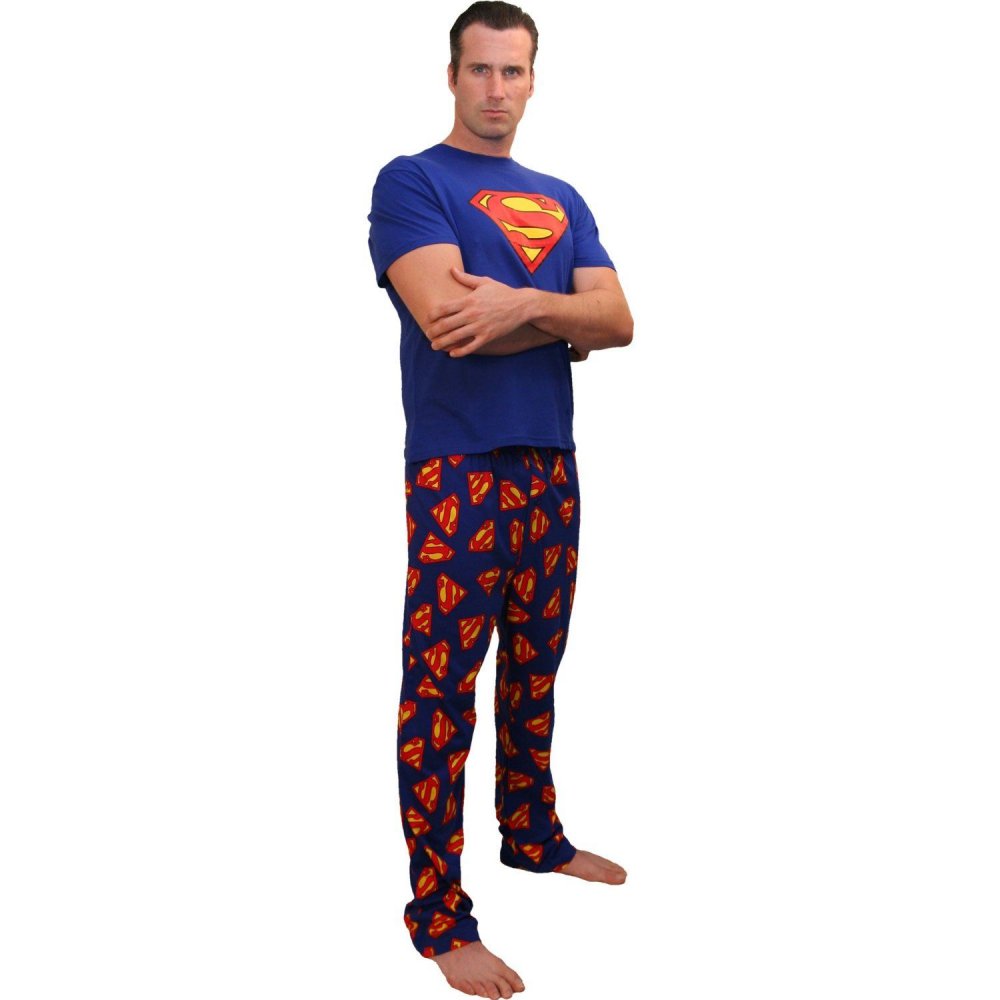 Мужская пижама с супергероями