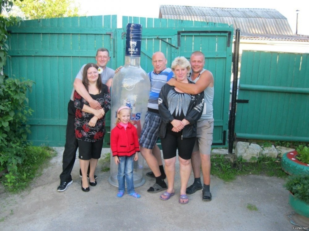 Русская семья прикол