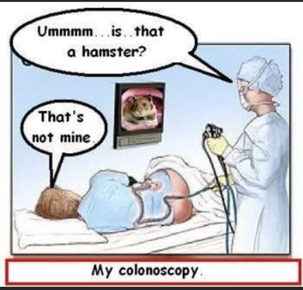 Колоноскопия карикатура