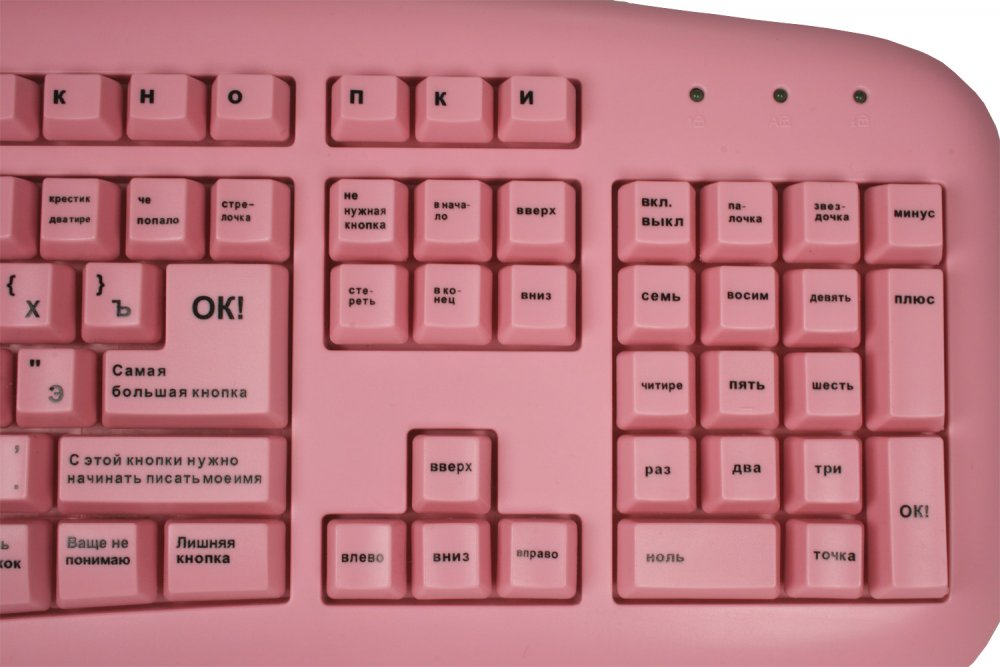 Клавиатура Sven для блондинок (636 Pink) USB