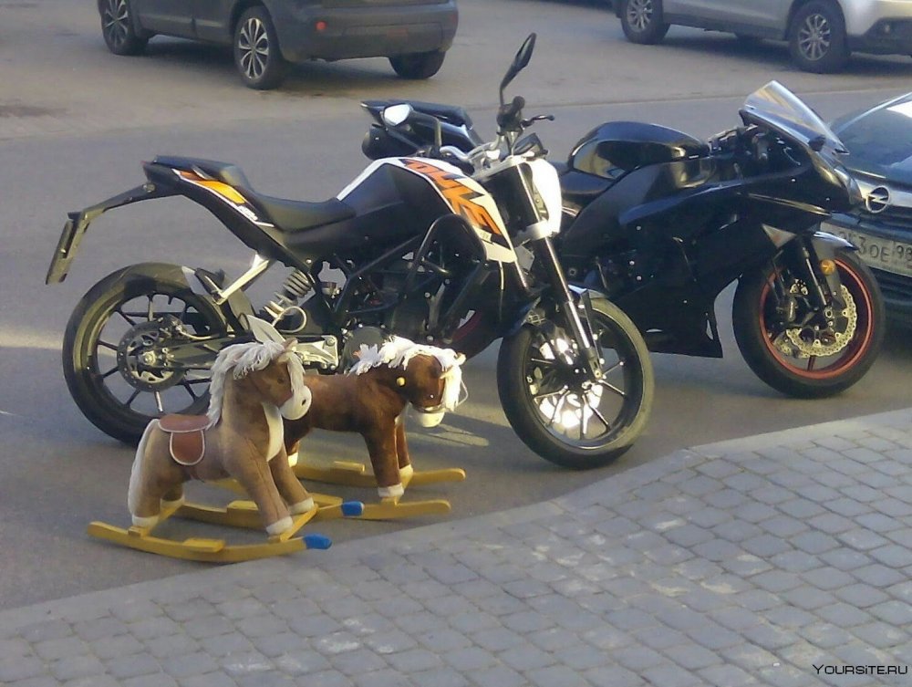 Лошадки- мотоциклы