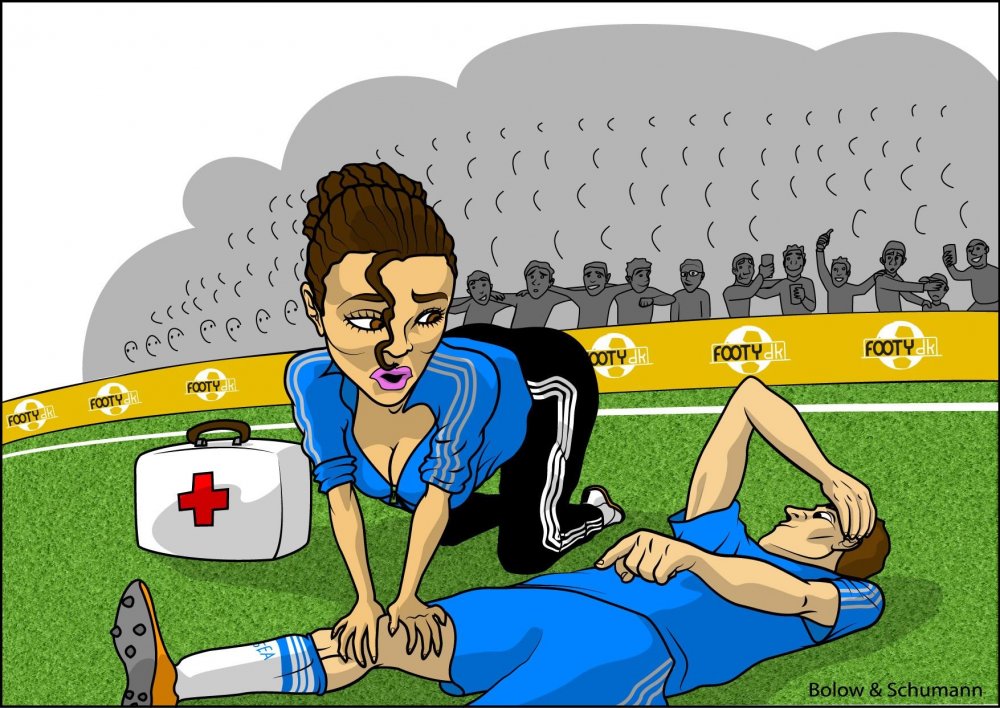 Карикатура футбол